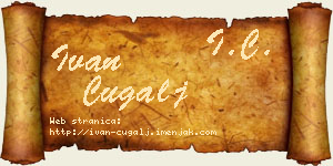 Ivan Čugalj vizit kartica